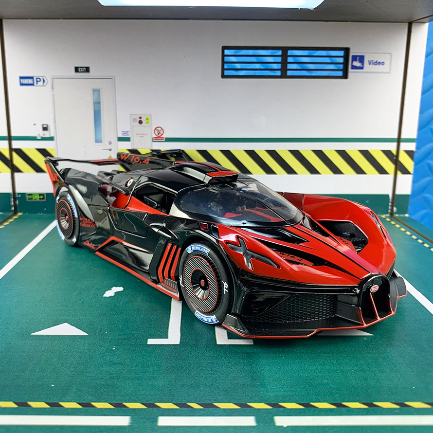 Mô hình xe kim loại Bugatti Bolide tỉ lệ 1:24 XHD