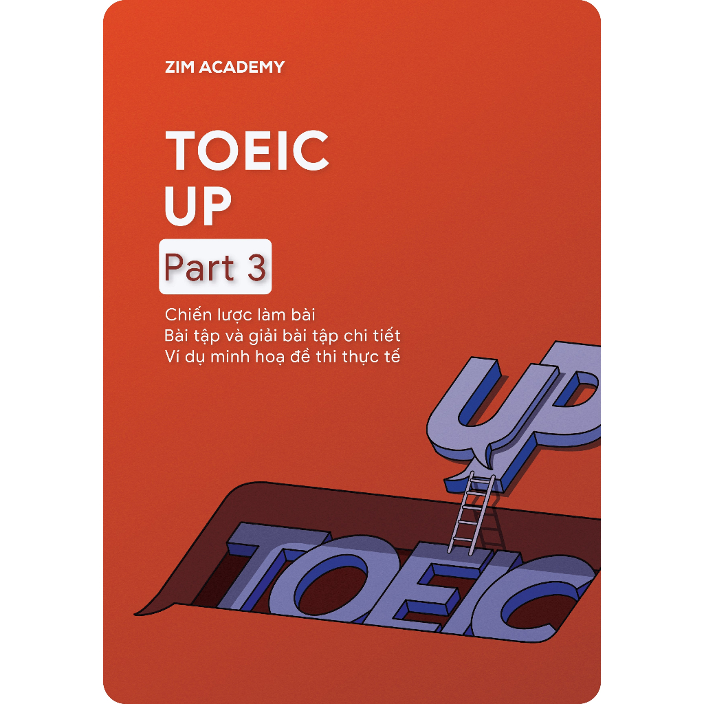 Sách TOEIC UP Part 3 - Chiến lược làm bài TOEIC Part 3