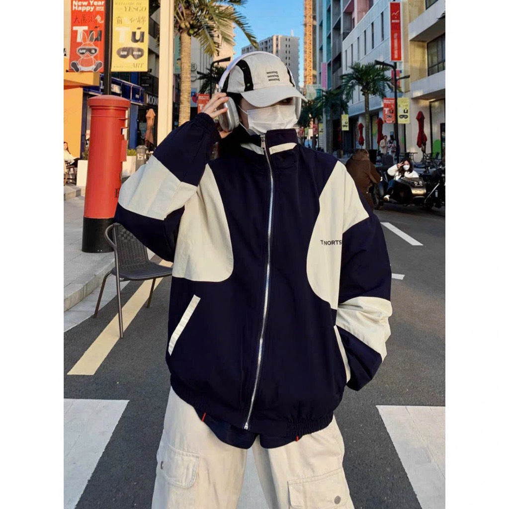 Áo Khoác Gió TUANORTSA Nam Nữ ,Logo Trước Thêu, Áo Gió Chuẩn Form Unisex Nam Nữ