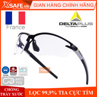 Kính bảo hộ Deltaplus Fuji2 Mắt kính chống bụi, chống tia UV, chắn gió, chống trầy xước, đọng sương,lao động, đi xe máy