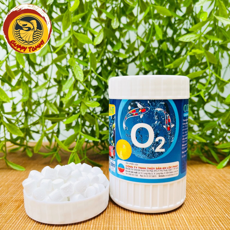 Hủ OXY FAST ( Nguyên hủ 200 Gram ) cung cấp oxy cấp tốc cho tôm cá