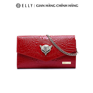 Túi clutch nữ cao cấp da thật elly- ec4 đỏ