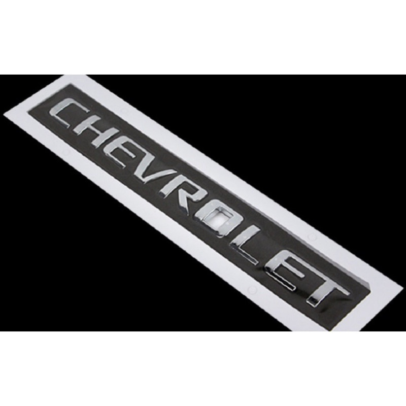 Tem logo chữ nổi xe CHEVROLET, tem trang trí xe Chevrolet
