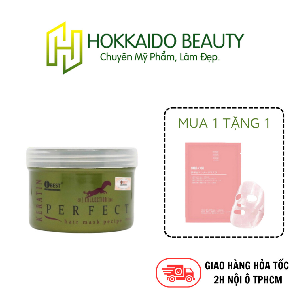 Hấp dầu dưỡng chất Perfect Keratin iBEST 500g [ Hokkaido Beauty ]