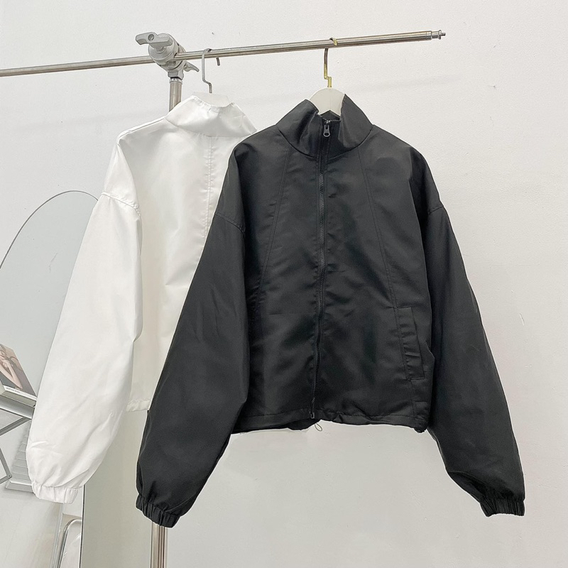 Áo Khoác Dù 2 Lớp Form Croptop Basic 2T. Clothes