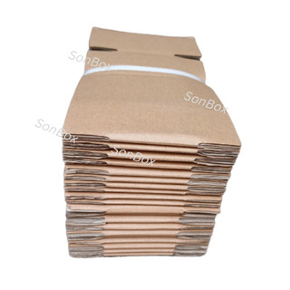 Hộp carton, thùng carton (combo 10 hộp) 16x6x6 hộp đóng hàng, hộp cod