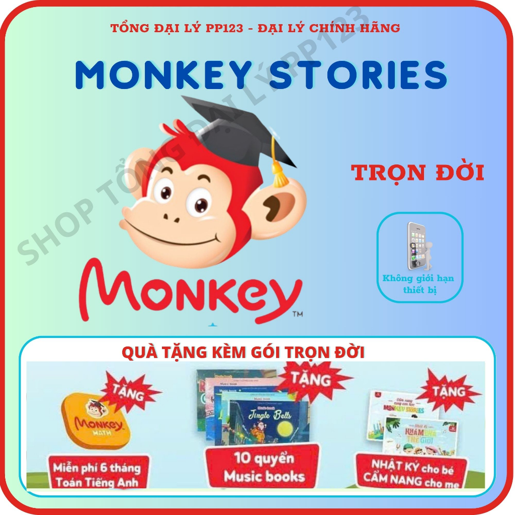 Monkey Stories trọn đời cho bé kèm quà