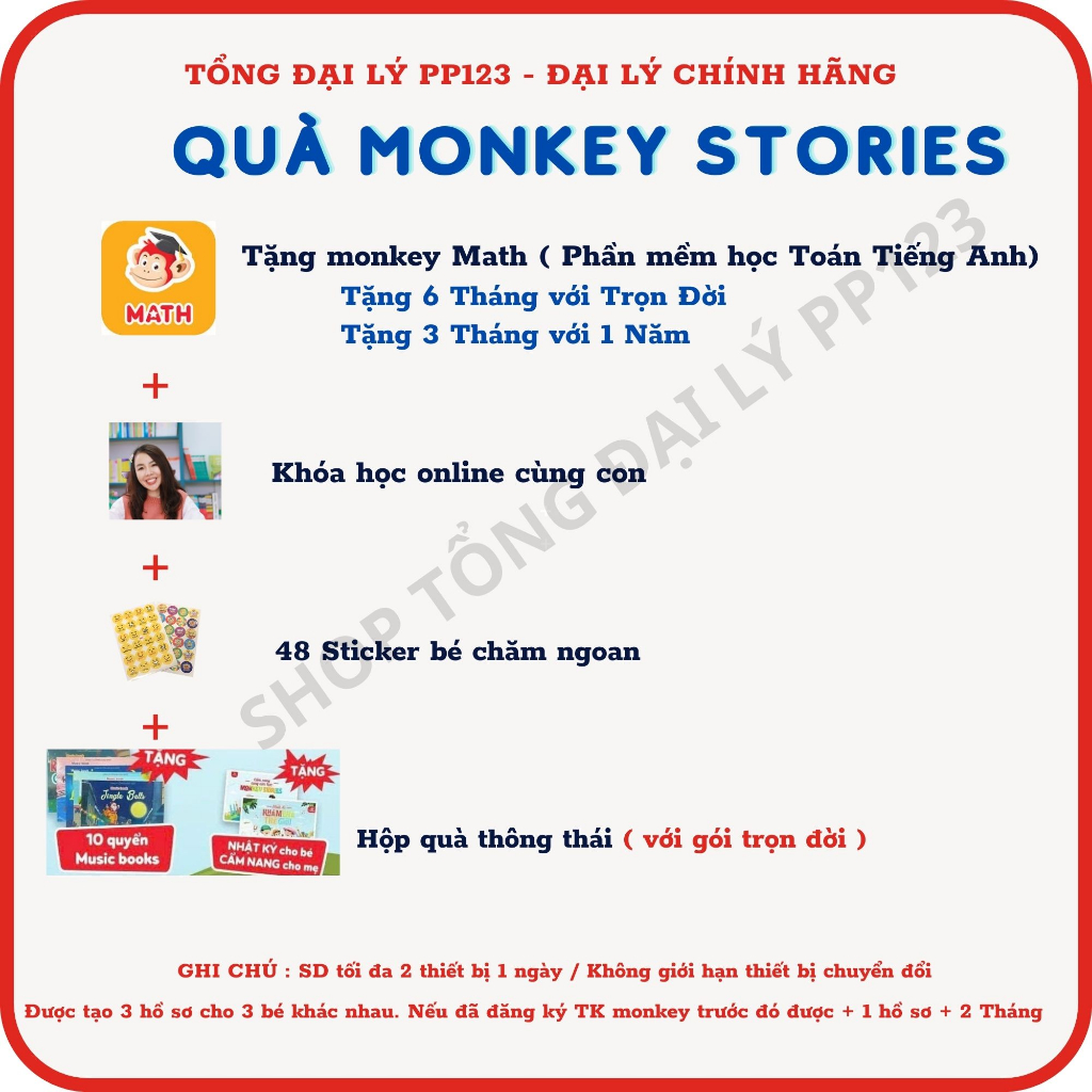 Monkey Stories  Kèm quà Tặng