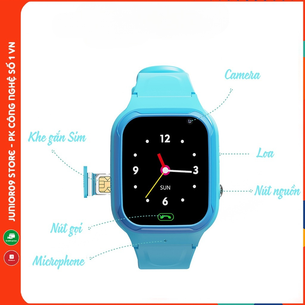 Đồng Hồ Thông Minh Định Vị Trẻ Em Lắp Thẻ Sim Nghe Gọi Video Call Chống Nước Cho Bé Trai Bé Gái Paolu WATCH KIDS BH 1 1 | BigBuy360 - bigbuy360.vn