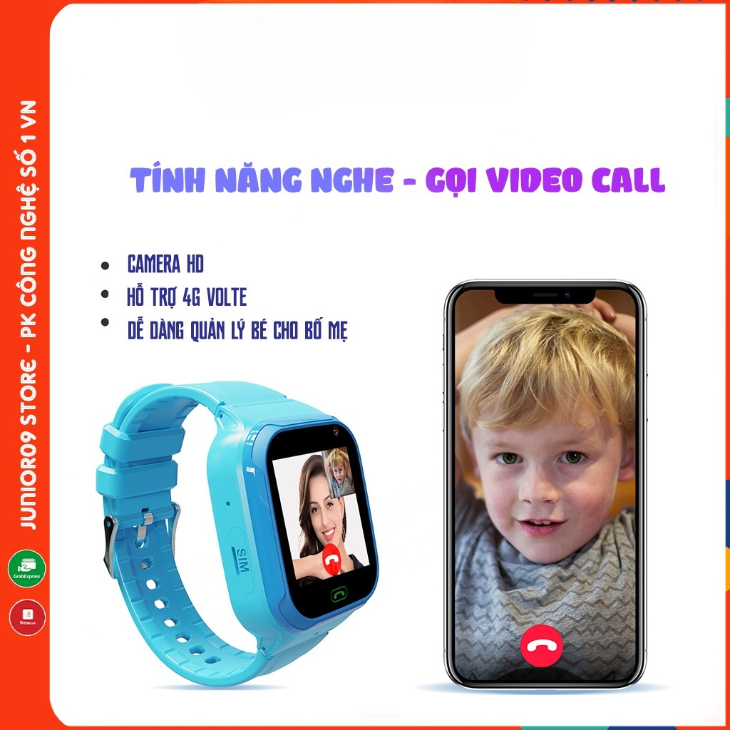 Đồng Hồ Thông Minh Định Vị Trẻ Em Lắp Thẻ Sim Nghe Gọi Video Call Chống Nước Cho Bé Trai Bé Gái Paolu WATCH KIDS BH 1 1 | BigBuy360 - bigbuy360.vn