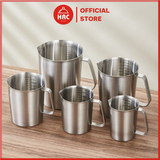 Ca đong inox định lượng 304 có vạch chia nhiều kích cỡ size 500ml 700ml 1l 2l