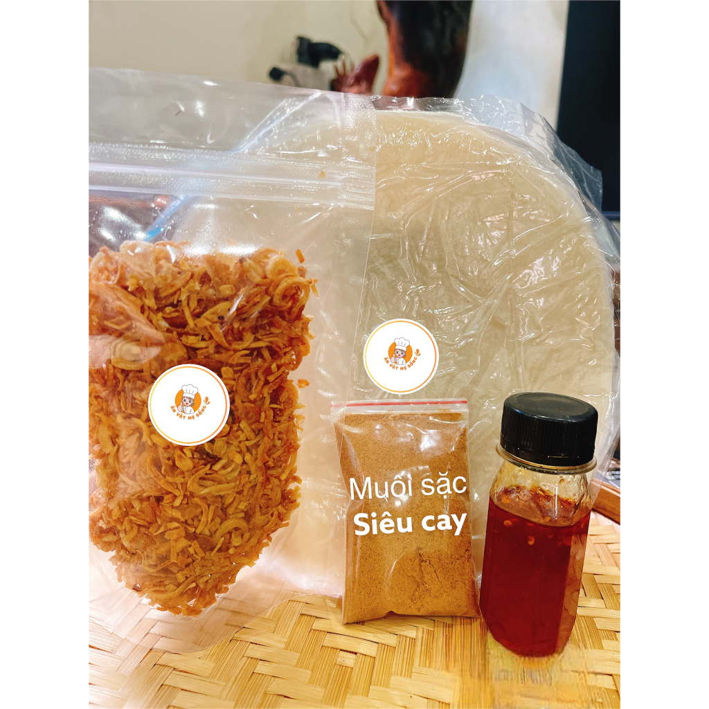 Bánh Tráng Phơi Sương Muối Sặc Hành Phi