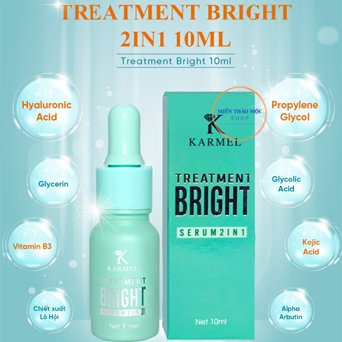 Karmel Treatment Bright Serum – Tinh Chất Mờ Thâm Sạm Nám, Da Sáng Đều Màu | Miền Thảo Mộc Shop