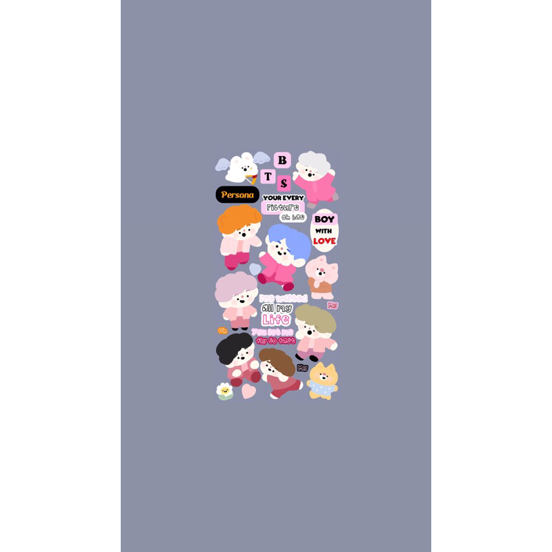 hình dán BTS  - mayisbychan stickers