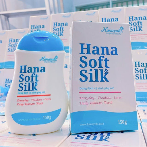 Dung dịch vệ sinh phụ nữ - hana soft silk - thơm lâu, kháng khuẩn 150g