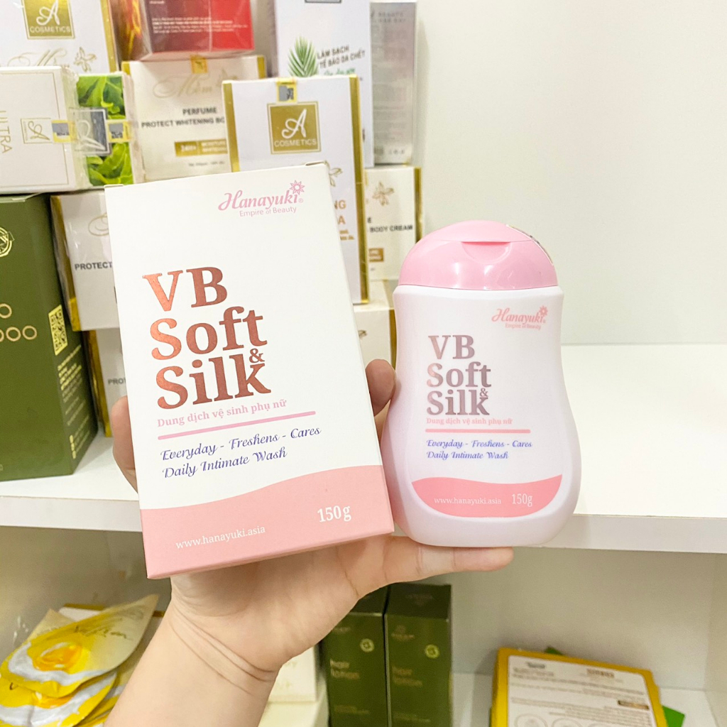 Dung dịch vệ sinh phụ nữ - hana soft silk - thơm lâu, kháng khuẩn 150g