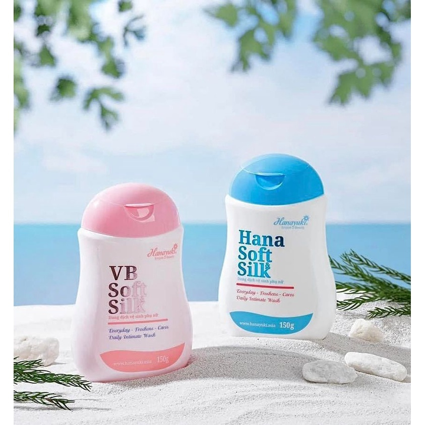 Dung dịch vệ sinh phụ nữ - hana soft silk - thơm lâu, kháng khuẩn 150g