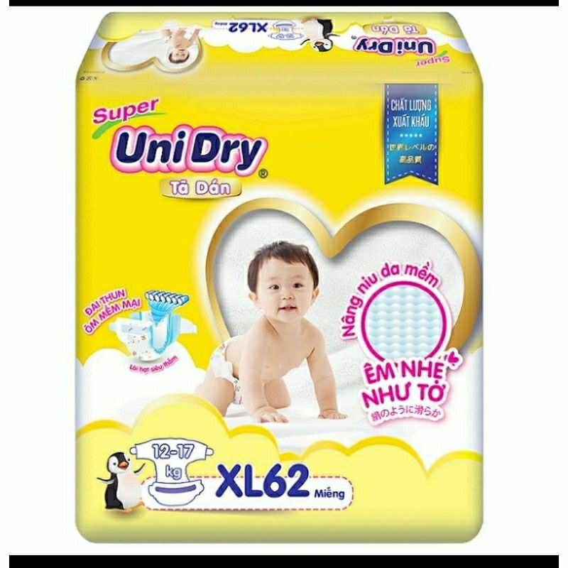🤗HCM🤗 TẶNG BALO 👉 Tã quần / tã dán Unidry  có vạch chỉ thị thay tã  M76 / L68 / XL60 / XXL54
