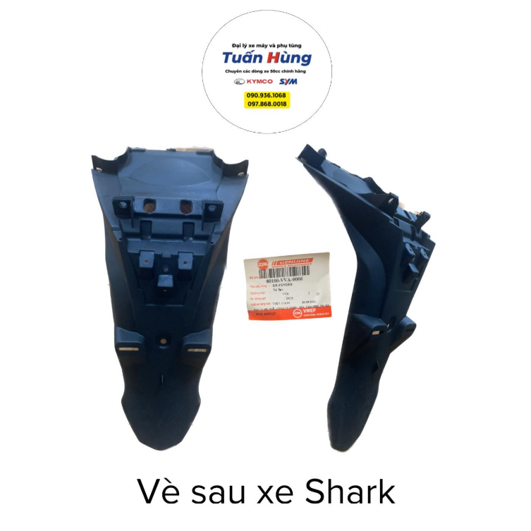 Vè sau xe Shark SYM