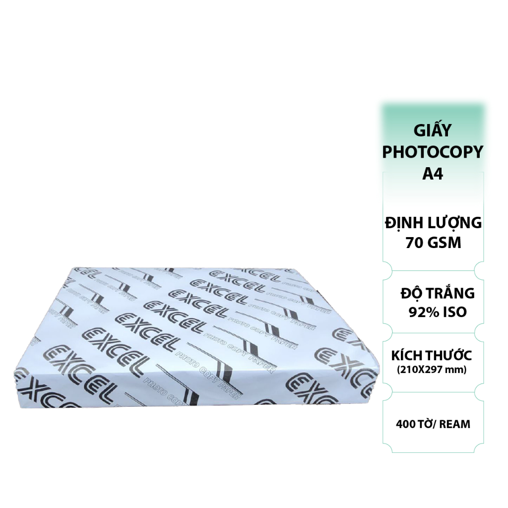 Giấy in A4 Excel văn phòng