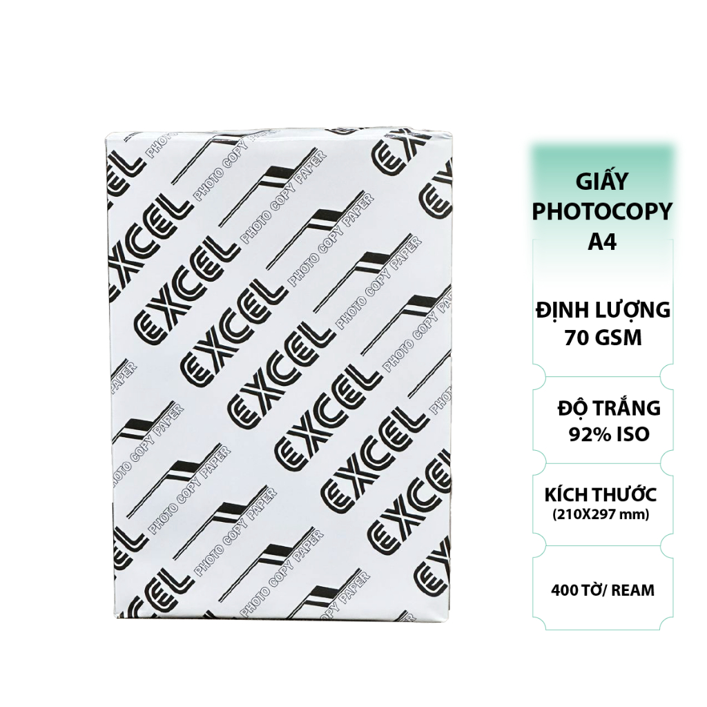 Giấy in A4 Excel văn phòng
