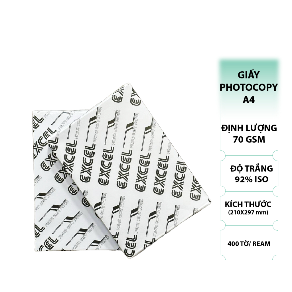 Giấy in A4 Excel văn phòng