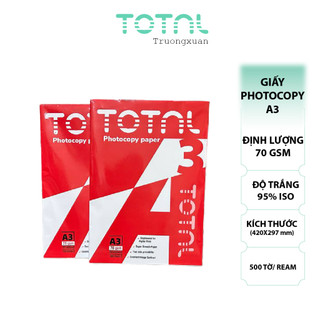 Giấy total a3 70 gsm x 500 tờ màng co