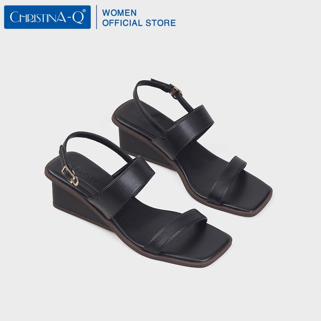 Giày Sandals Nữ Đế Xuồng ChristinA-Q XDX140