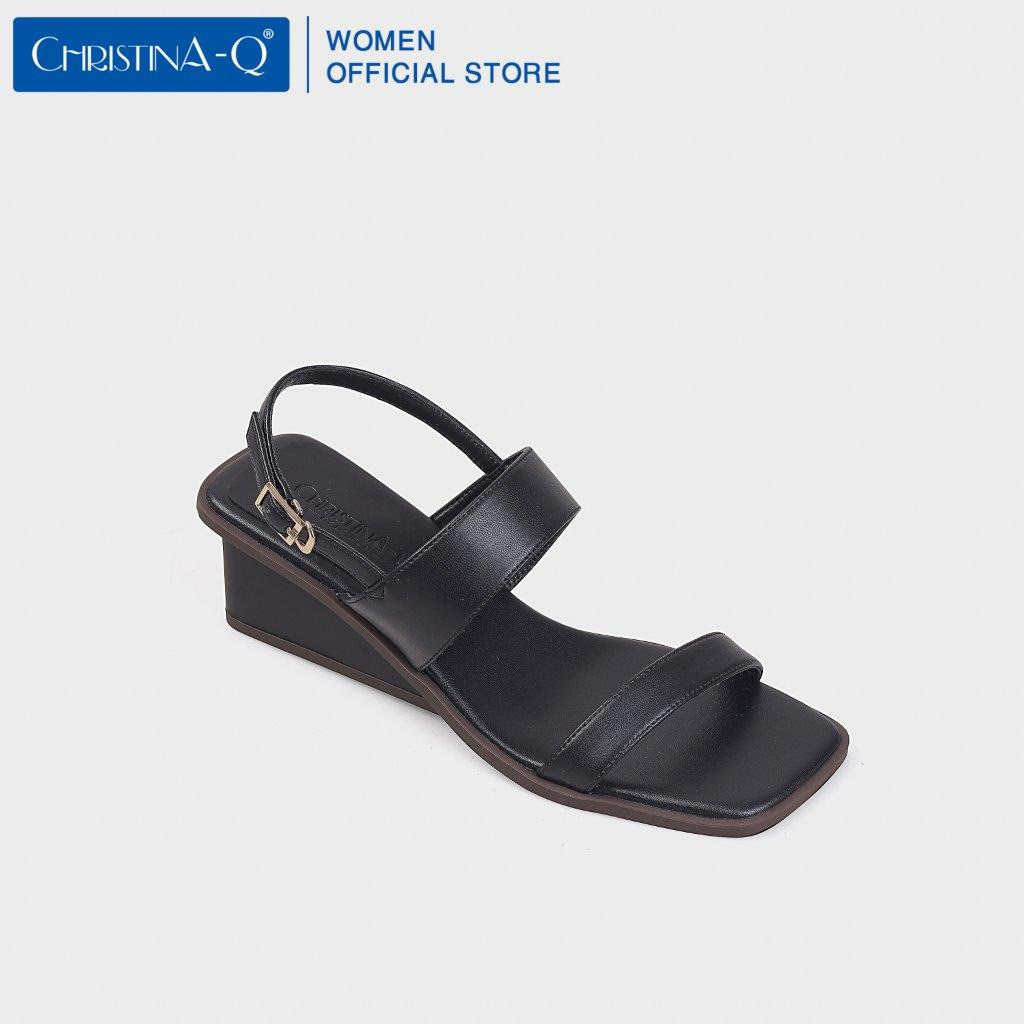 Giày Sandals Nữ Đế Xuồng ChristinA-Q XDX140