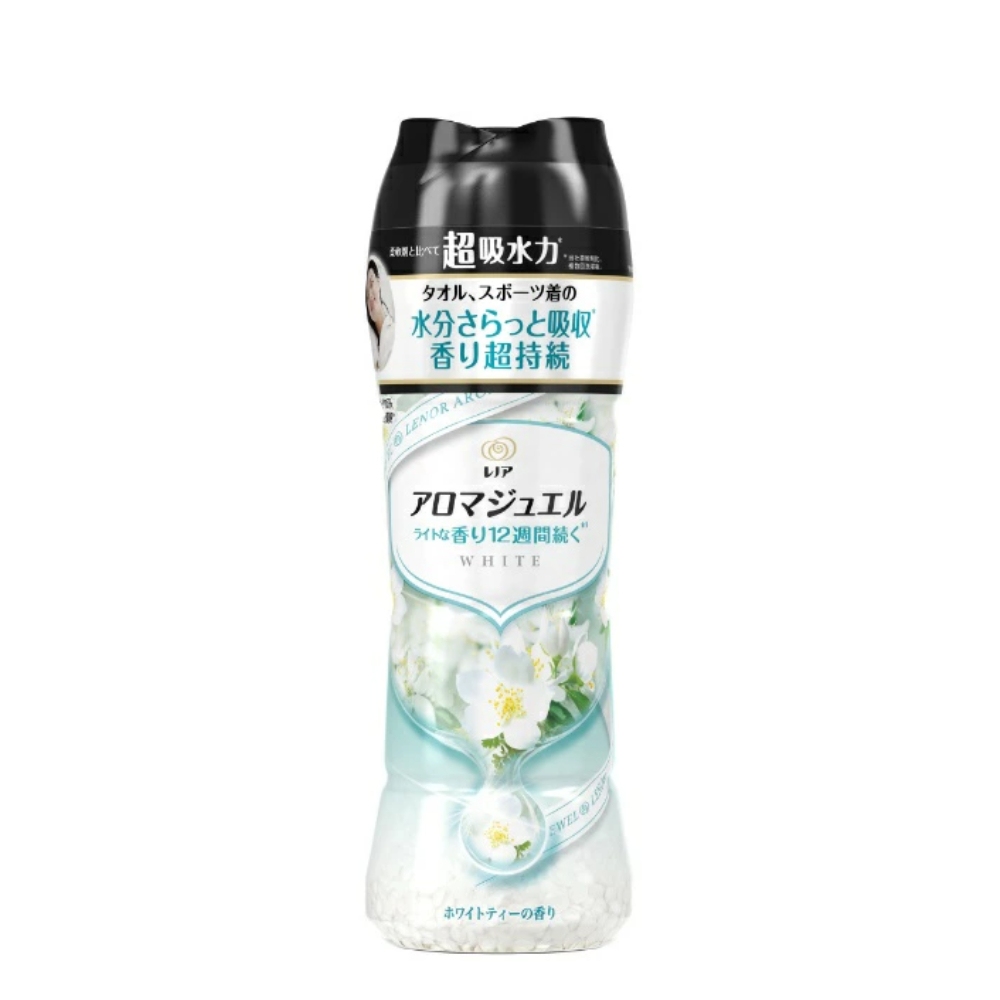 Viên xả vải dạng hạt P&G Lenoa Aroma Jewel làm mềm vải lưu hương lâu 4 mùi hương lọ 470ml - Hakushi