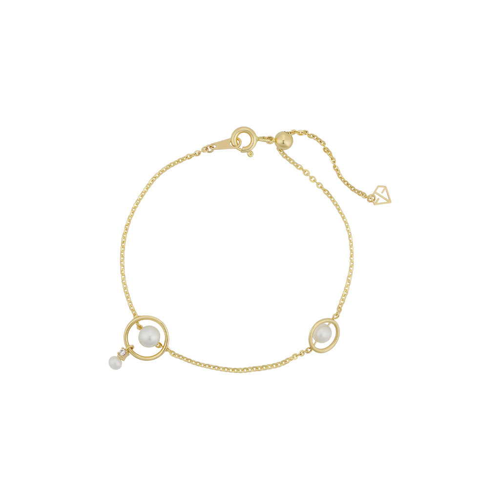 Lắc tay vàng 14k LLF288 Huy Thanh Jewelry