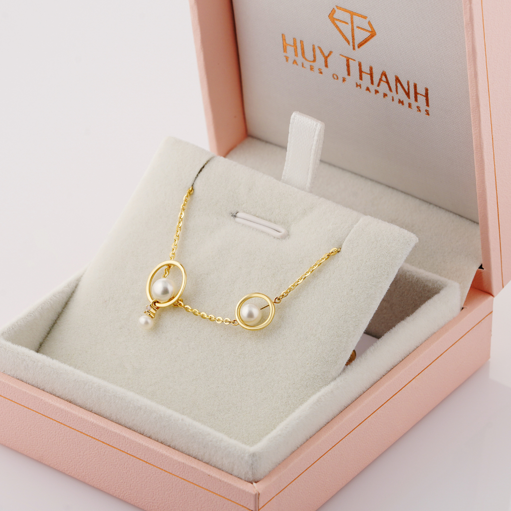 Lắc tay vàng 14k LLF288 Huy Thanh Jewelry