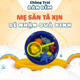 Bộ câu cá cho bé, đồ chơi câu cá hình đáng yêu - Qùa tặng Chàng Trai Bán Bỉm
