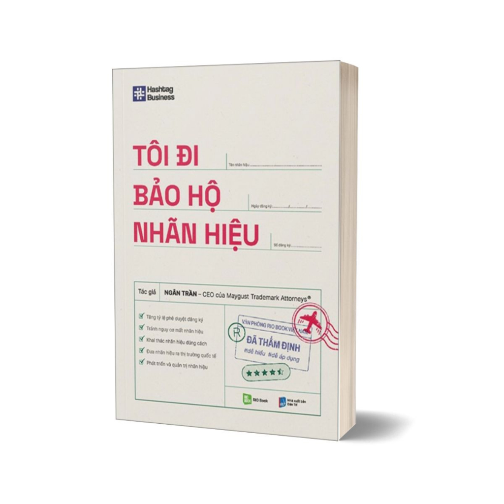 Sách - Tôi Đi Bảo Hộ Nhãn Hiệu ( Ngân Trần ) - RIO