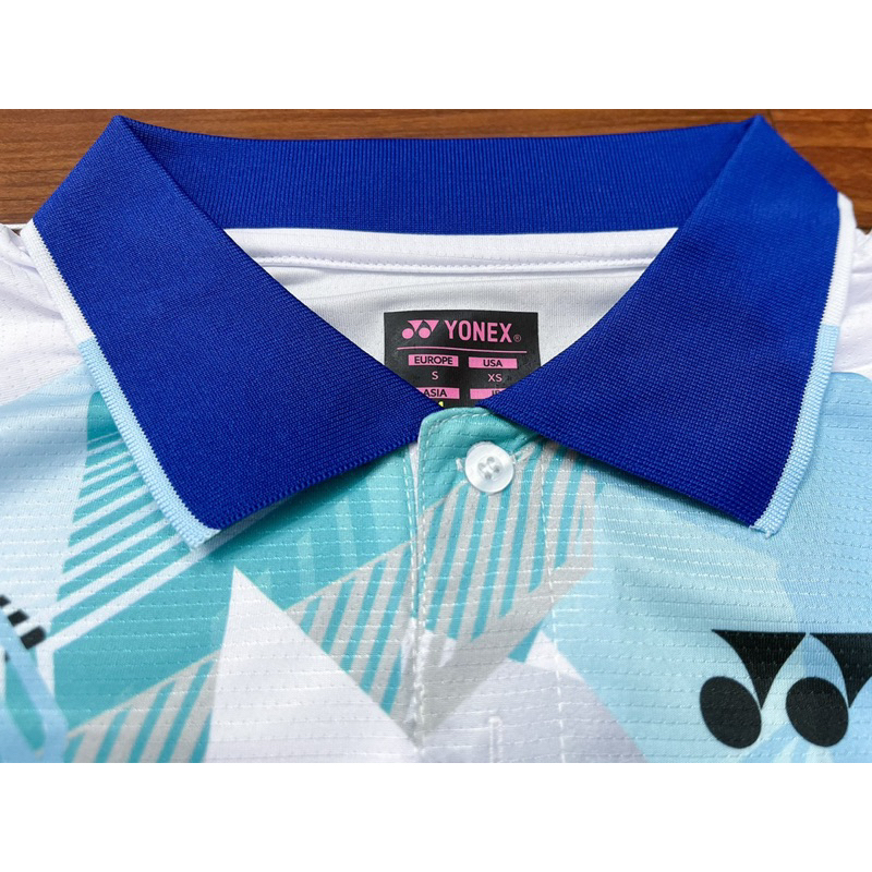 Áo cầu lông có cổ nam nữ mã 2370 thoáng khí