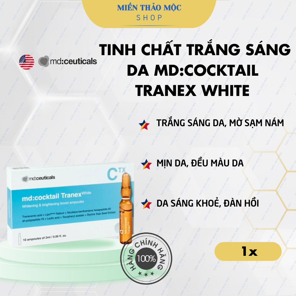 Tinh Chất Trắng Sáng Da MD:Cocktail Tranex White - MD:Ceuticals