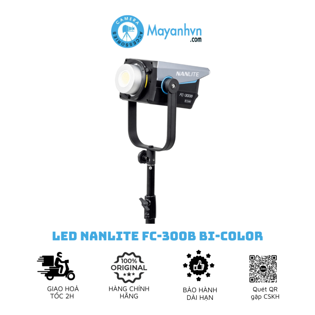 Đèn Led Nanlite FC-300B Bi-Color