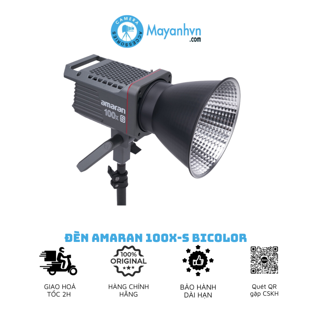 Amaran 100x-S - Đèn Led Amaran 100x-S Bi-Color | 100XS Bảo hành 12 tháng | Hàng Chính Hãng