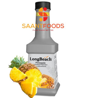 Mứt Trái Cây pha chế vị Dứa - LongBeach Pineapple Puree 900ml
