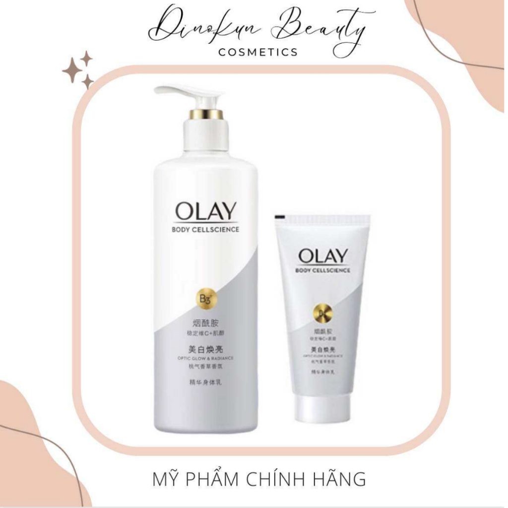 Sữa Dưỡng Thể OLAY Vitamin B3+ Retinol/Vitamin C Olay Bright Ultra Whitening