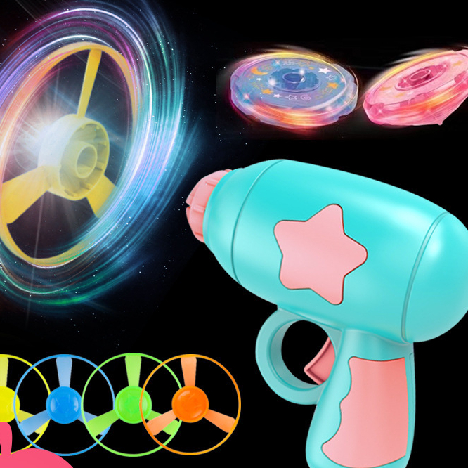 Set Đồ Chơi Súng Bắn Chong Chóng Và Bóng Sáng Memocshop Quà Tặng Cho Bé Đồ Chơi Phát Sáng Cho Bé Trai Và Bé Gái