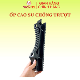 Ốp chống trượt thang nhôm rút đơn - ốp cao su chống trượt cho thang rút đơn leo trụ điện, leo cây