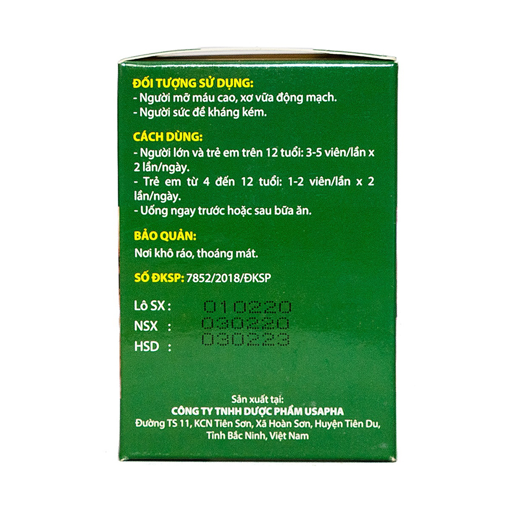 Dầu Tỏi Tuệ Linh - Hỗ Trợ Giảm Mỡ Máu, Xơ Vữa Động Mạch (Hộp 100 Viên)