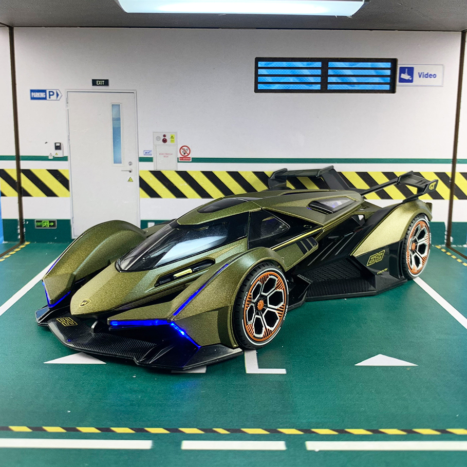 Mô hình xe Lamborghini V12 GT Vision Gran Turismo tỉ lệ 1:24 Double Horses