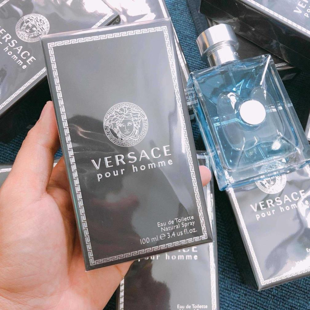 Nước hoa nam cao cấp chính hãng VERSACE Pour Homme, dầu thơm lâu body nam tính cuốn hút mạnh mẽ N12 | BigBuy360 - bigbuy360.vn