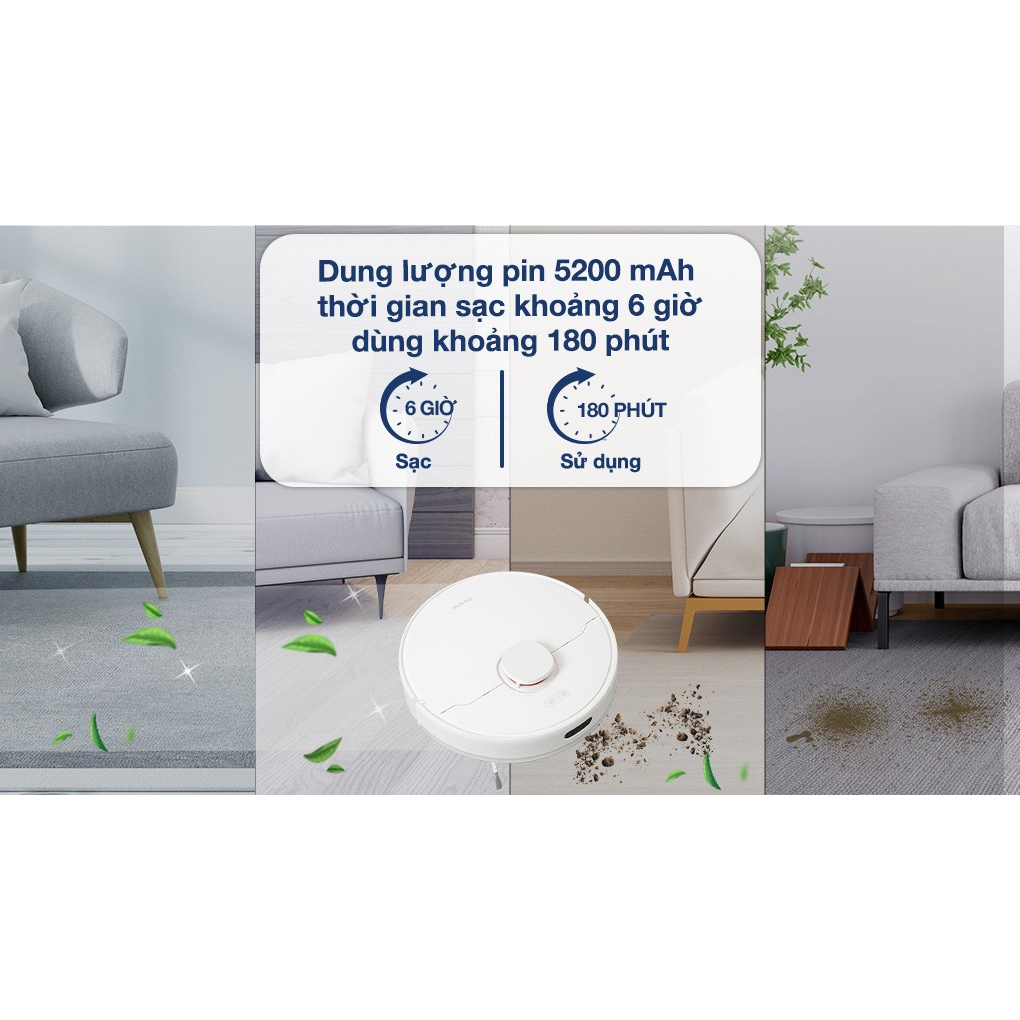 Robot Hút Bụi Lau Nhà Thông Minh Dreame D10 Plus Lực Hút 4000Pa | Hàng Chính Hãng | BH 12T | Mimax Store