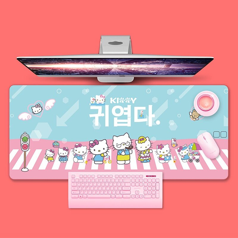 Lót chuột cao cấp YINDIAO LC3 chống thấm nước thiết kế đáng yêu cute gaming văn phòng bám dính mặt bàn tốt