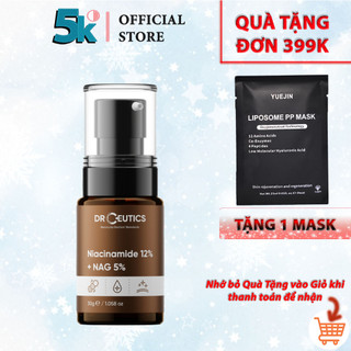 DRCEUTICS Serum B3 Niacinamide 12% DrCeutics Giảm Thâm Sáng Da Kiềm Dầu (30ml 100ml)