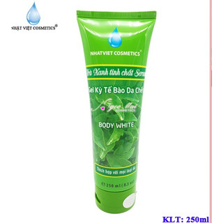 Gel tẩy kỳ tế bào chết body trà xanh tinh chất Serum NHẬT VIỆT COSMETICS  (250ml)