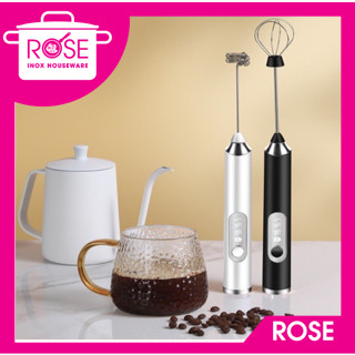 Máy Đánh Bọt Cà Phê Mini Cầm Tay, Máy Đánh Trứng 3 Cấp Độ Sạc Pin Đa Năng